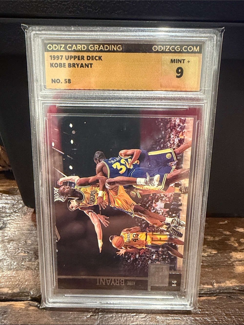 1997 Upper Deck Kobe Bryant Rookie Card - Graded 9